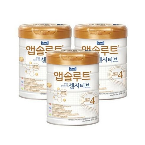 매일유업 앱솔루트 센서티브 4단계 900g 3캔, 단품, 단품