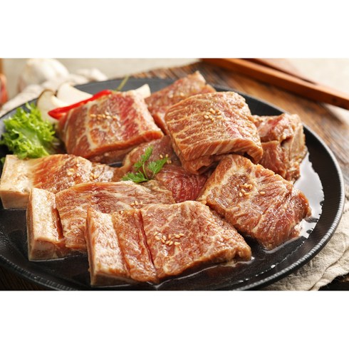 수제 포갈비 총 2.4kg  - 원조 포천 이동양념 소갈비 살치살 수제양념 갈비, 2.4kg, 1개