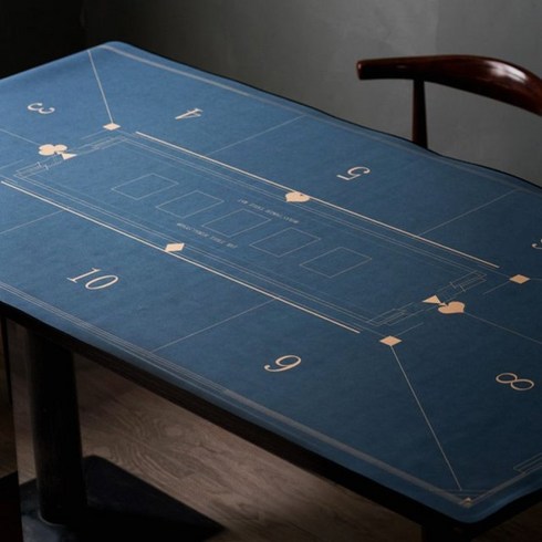 텍사스 홀덤 테이블 매트 고무 포커 카드 보드 게임 취미, 소