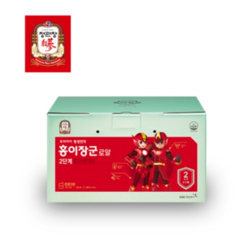 정관장 홍이장군로얄 2단계 5-7세 3개월분 20ml x 90포 최신제품+쇼핑백, 90개