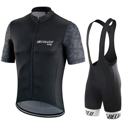 팀 블랙 레드 사이클링 의류 자전거 저지 남성 여름 유니폼 20D 젤 패드 반바지, 4XL, Summer Cycling set 9