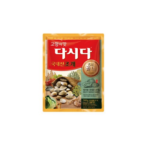 조개다시다 - CJ제일제당 다시다 골드 조개맛, 300g, 1개