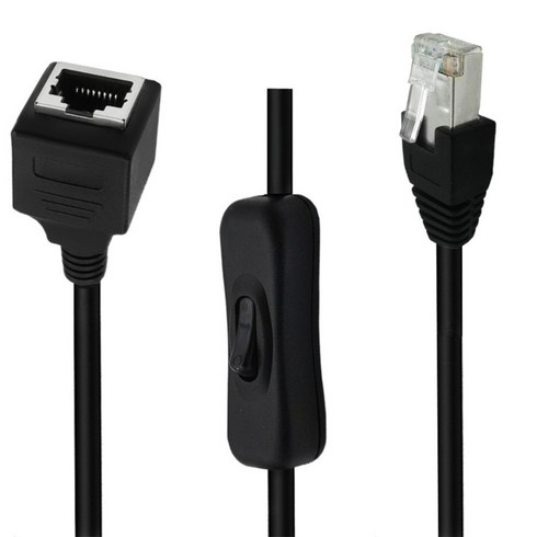 RJ45 연장 케이블(수/수/수/수/수/수/수/90도 각도 커넥터 포함), 04 Male to female strai