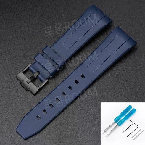 S와치XB랑팡 피프티패덤즈 시계호환 22mm 커브드 러버 밴드 실리콘 스트랩 젤리 시계줄