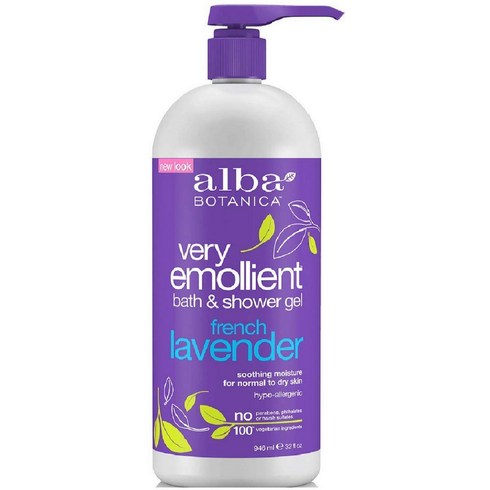 Alba Botanica 베리 에몰리언트 바스 앤 샤워 젤, 950ml, 1개