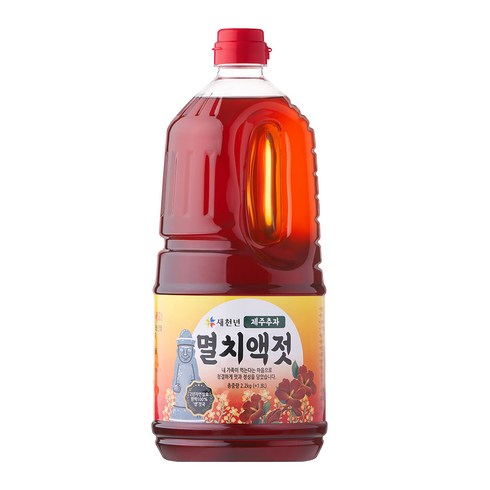 추자멸치액젓 - 새천년 제주추자 멸치액젓 2.2kg, 1개