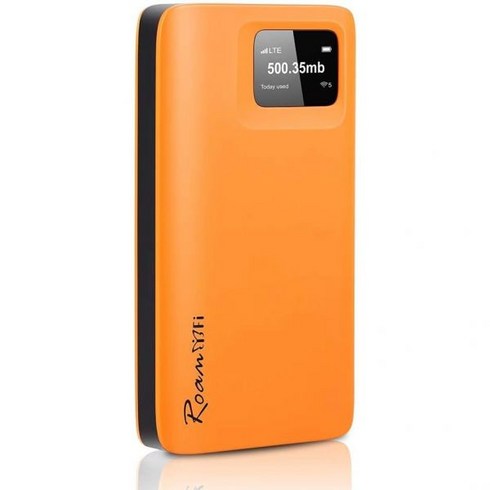 RoamWiFi R10 모바일 Wifi 라우터 계약 불필요 월액 비용 없음 단말기 절매 최단 이용 포켓 wifi 본체 30GB 일본 데이터 1GB 글로벌 60일간 유효 전, Orange PlanC