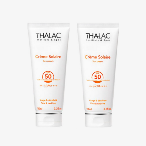 탈리면세점 - Thalac 탈라 선크림 크렘 쏠레이 100ml, 2개