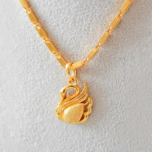 뷰띵 24K 순금 22.5g 백조 목걸이