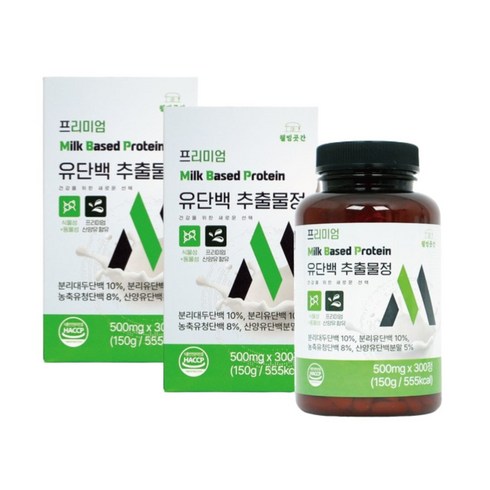 웰빙곳간 유단백 추출물 뼈엔엠비피 MBP 정 효능 300정 2개, 6개