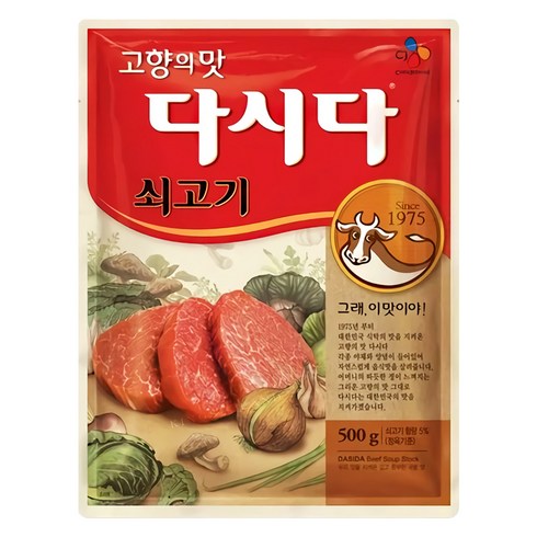 CJ제일제당 쇠고기 다시다, 500g, 1개