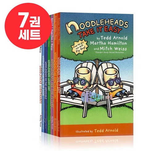 달콤서점 - [달콤서점]국내 당일발송 누들헤드 세트 (컬러코팅 재질) Noodleheads 영어원서, 누들헤드 7권 세트