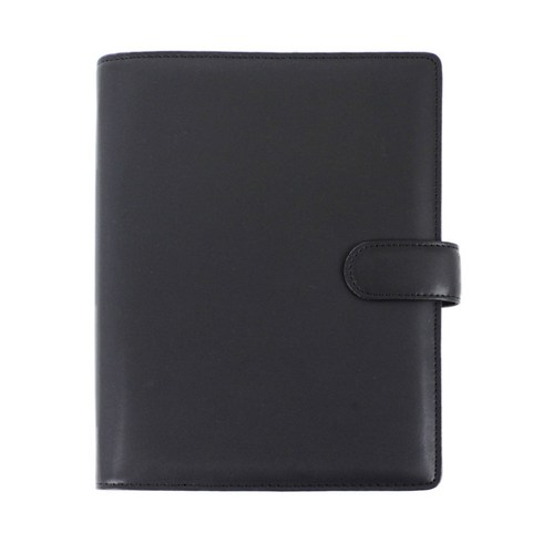 2024년 가성비 최고 입사선물 - 아인텍 모던다이어리 가죽 만년 6공 다이어리, 블랙[H3590], 1개