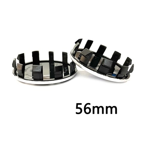 56mm 10 핀 알피나 자동차 림 커버 4 개 휠 허브 센터 캡 배지 로고 엠블럼 스타일링 액세서리 36136783536, [09] 60mm ALPINA