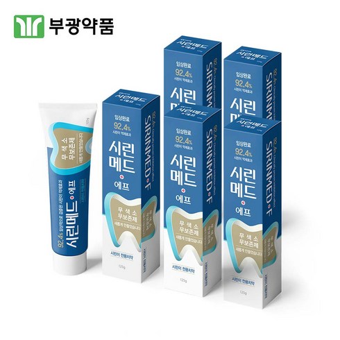 시린메드 에프 치약, 125g, 5개