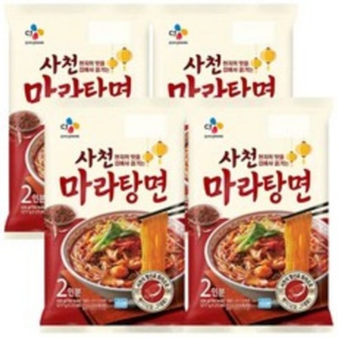 사천마라탕면 2인분 434Gx4개, 434g, 4개