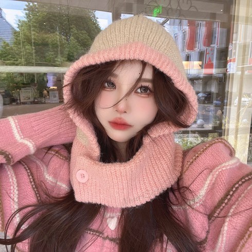 니트바라클라바 - 난리시스터즈 니트 바라클라바 발라클라바 넥워머