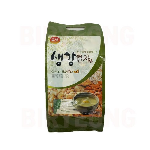 고향 전통차 생강한차 생강티 한차 50T(포), 18g, 50개입, 1개