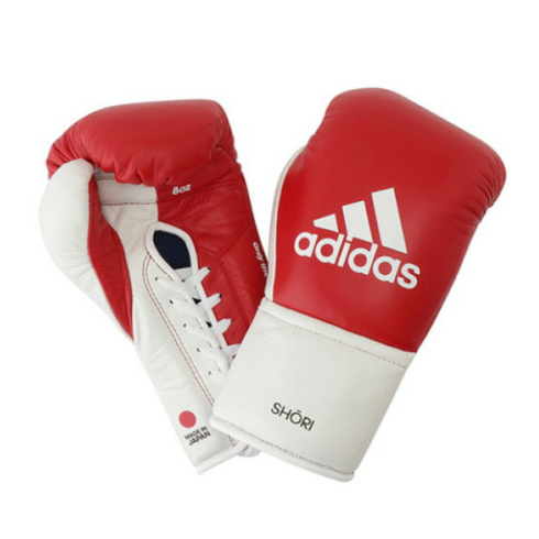 아디다스 복싱글러브 아디쇼리 레이스업 끈 타입 레드 8온스 ADIDAS ADISHORI BOXING