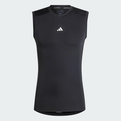 싱글렛 - 아디다스 M TECHFIT COMPRESSION TRAINING SLEEVELESS TEE 헬스 운동 러닝 컴프레션 싱글렛 민소매 티