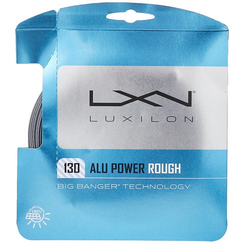 LUXILON(룩실론) ​​테니스 스트링 가트 ALU POWER 115(알 파워 115) 실버 WR8302001115 단장(1.15mm), 1개