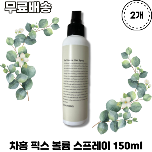 차홍 픽스 볼륨 스프레이 150ml X 2개 앞머리볼륨 스타일링 볼륨생성 고정 유지