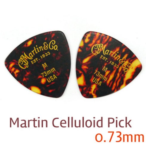 Martin 삼각 피크 0.73mm(18APK2M)/18A0053/Medium - 12개 팩, *