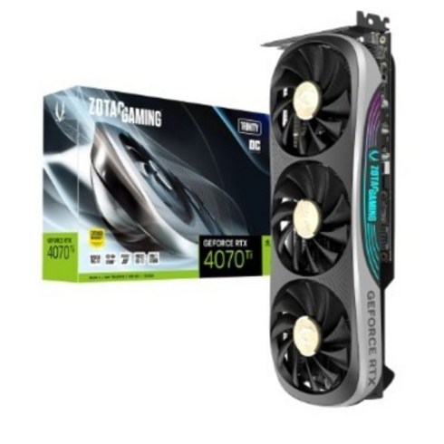 2023년 가성비 최고 4070ti - 조텍 게이밍 지포스 RTX 4070 Ti Trinity OC D6X 12GB ZT-D40710J-10P