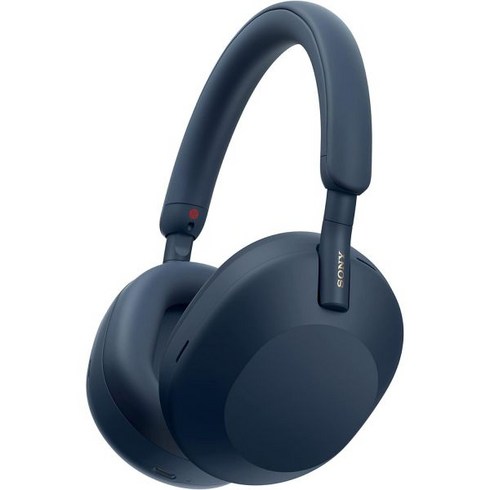 Sony 소니 WH-1000XM5 노이즈캔슬링 옵티마이저 블루투스 헤드폰 알렉사내장, Midnight Blue_Headphones