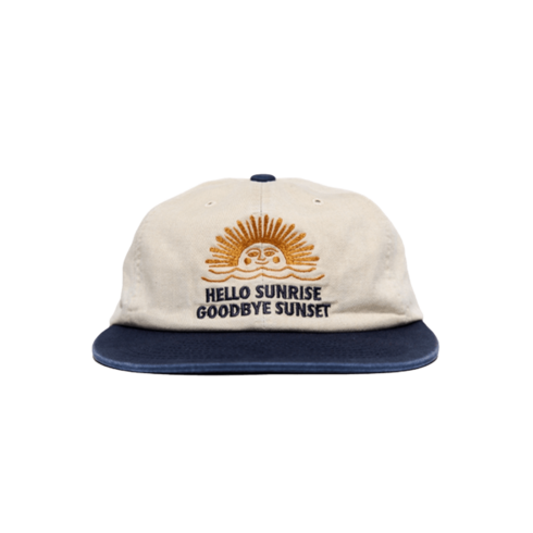 헬로선라이즈모자 - 헬로 선라이즈 HS 90s Logo 6Panel Cap_Beige&Navy