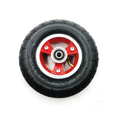피트인 전동킥보드 8인치 타이어 휠 튜브 세트 킥보드 전동스쿠터, 1세트, (레드휠)+타이어+튜브