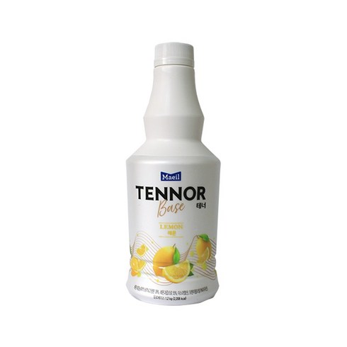 레몬퓨레 - 매일유업 테너베이스 농축액 레몬, 1.2ml, 1개