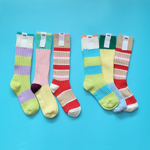 [당일발송] 요이삭스 니삭스 23뮤지컬 유아 & 주니어 & 성인Free 양말 yoi socks