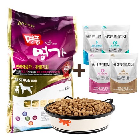 애니펫 명품명가 대용량 15kg 강아지 사료, 닭고기 15kg