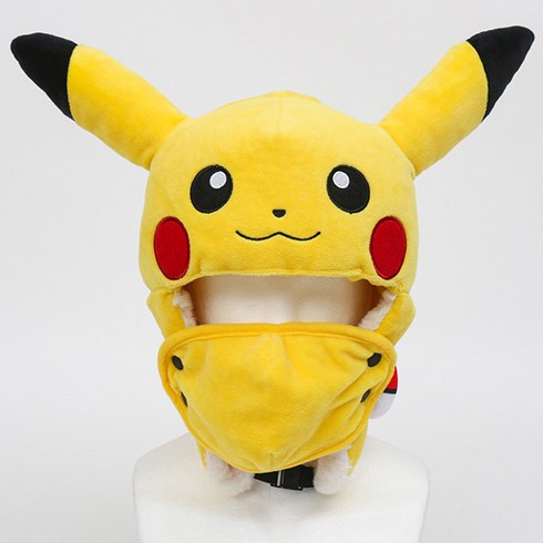 2023년 가성비 최고 피카츄모자 - 포켓몬스터 아동용 피카츄 입체 방한모자