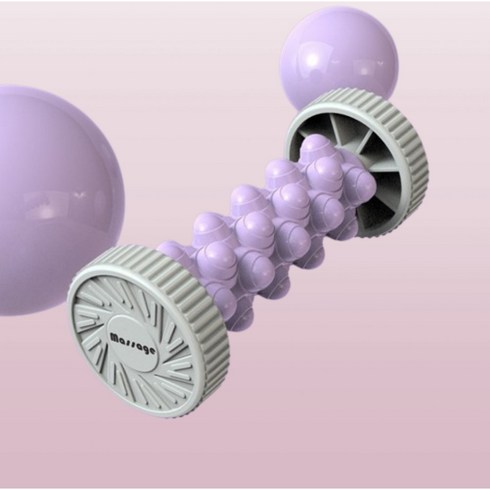 혈티브롤러 - SOPOOM79 발편한 풋롤러 발바닥 지압 발바닥 맛사지 다기능 지압룰러 발 롤링, 퍼플, 1개