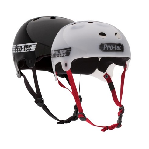 프로텍 PRO-TEC Bucky 자전거 스케이트 보드 성인 헬멧, 반투명