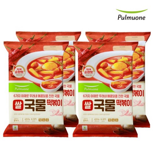 풀무원 국물떡볶이 2인 423.5g, 4개