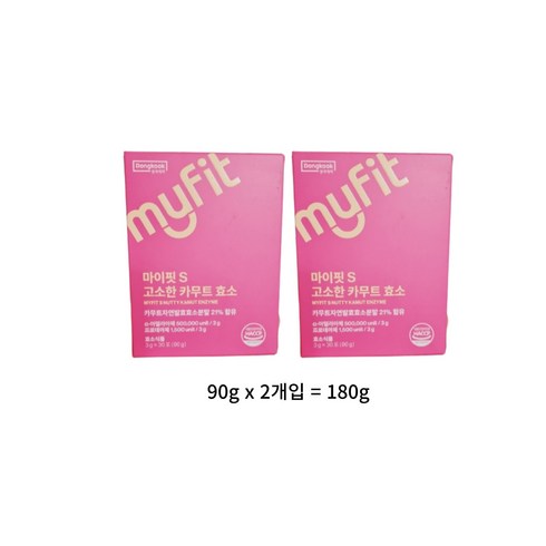 동국제약 마이핏S 고소한 카무트 효소 누룽지맛, 180g, 1개