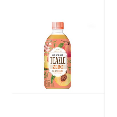 웅진 티즐 제로 피치 우롱티, 20개, 500ml