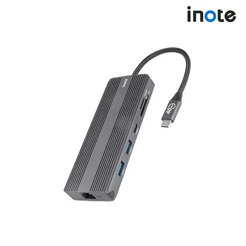 INOTE 아이노트 TCH65P C타입 9in1 멀티허브 썬더볼트4 지원