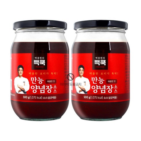 백쿡 백종원 만능 양념장 500g x 2개 1kg 1개