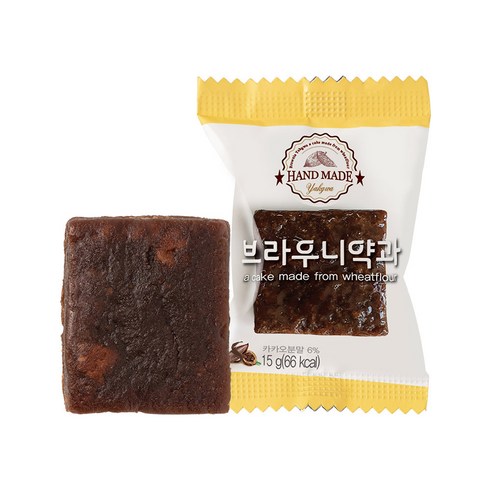 수제 카카오 브라우니 약과, 15g, 36개