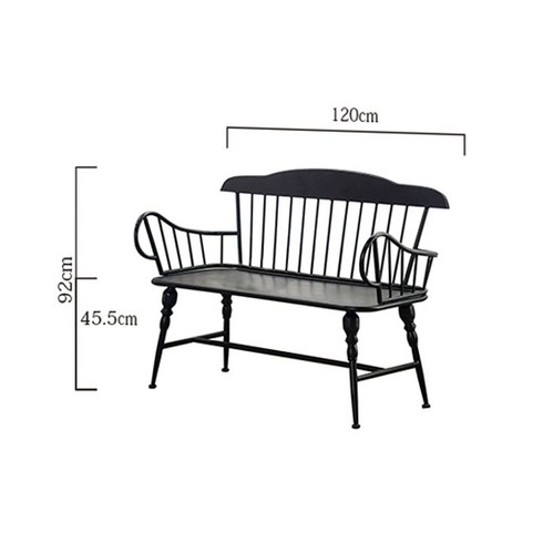 야외벤치케이가든 - 야외벤치 케이가든벤치의자 공원벤치 카페벤치, 2. 블랙 벤치