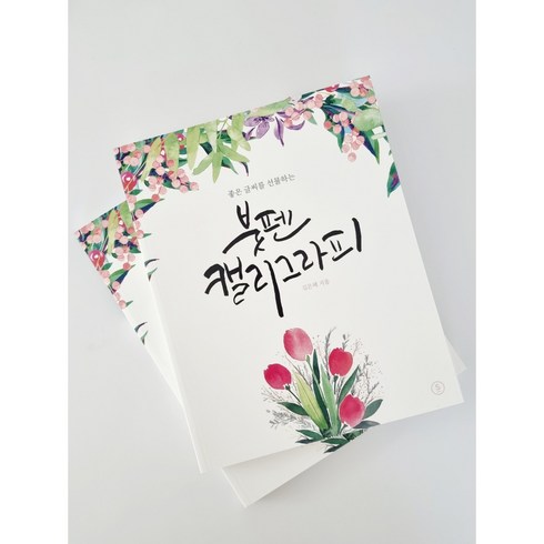 캘리그라피연습pdf - 캘리그라피 독학연습책 좋은글씨를 선물하는 붓펜캘리그라피, 캘리그라피책