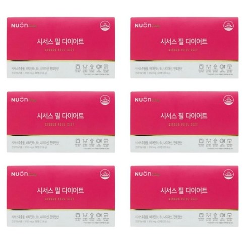 뉴온 시서스 필 다이어트 28정 4주분 시서스추출물 씨서스 100% 식물원료 식약처 인정 광고 홈쇼핑 체지방감소에 도움을 줄수있음 20대 30대 40대 50대 멜라트리약통, 6개