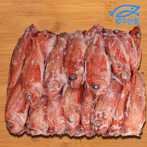 볼락 - e수산물 업소 식당용생선 붉은 볼락 한박스 13kg 65마리 장문볼락 열기 뽈락 빨간생선 구이 매운탕, 13kg(65-70마리), 1개