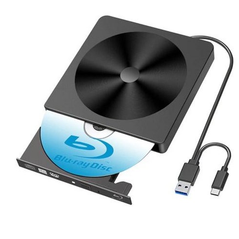 블루레이 슬림 광학 드라이브 4K 버너 USB 30 DVD 플레이어 3D 라이터 리더 CDDVD