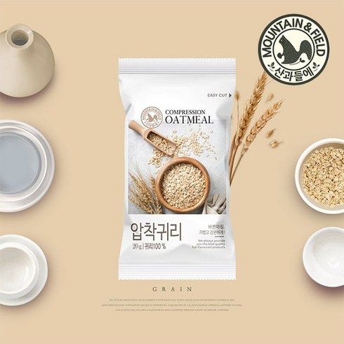 산과들에 하루한줌 압착귀리 20g 100개 대용량