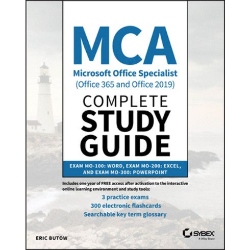 office2019 - MCA Microsoft Office Specialist (Office 365 and Office 2019) Complete Study Guide: Word Associate Ex... Paperback, Sybex, English, 9781119718499